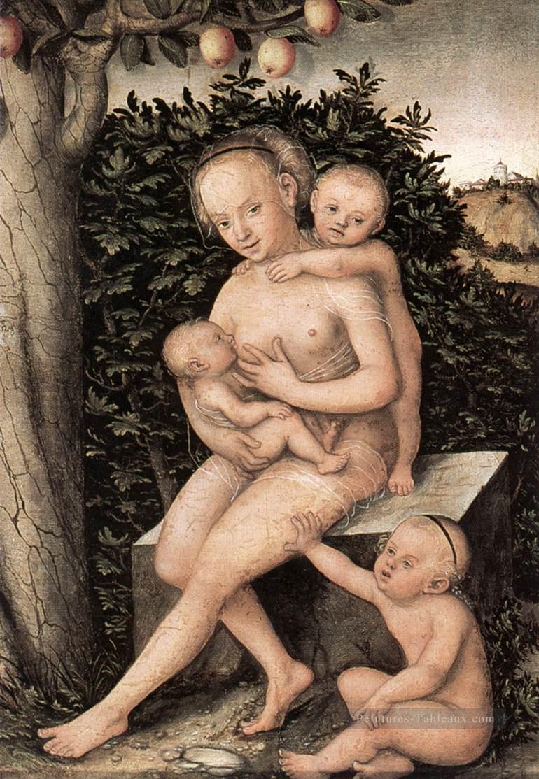 Charité Lucas Cranach l’Ancien Peintures à l'huile